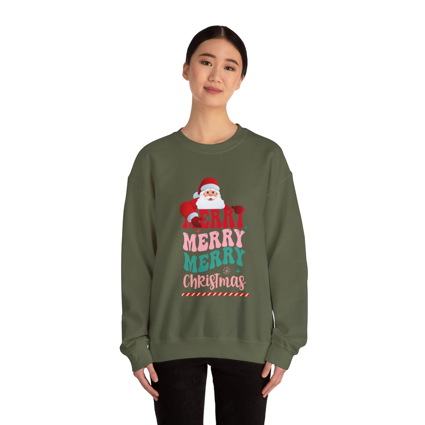 Merry Merry Merry Christmas Crewneck