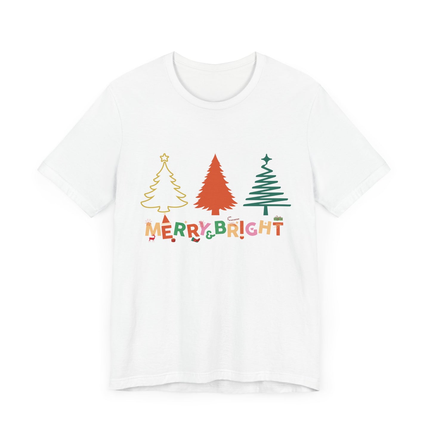 Merry and Bright Cute Christmas  T-Shirt