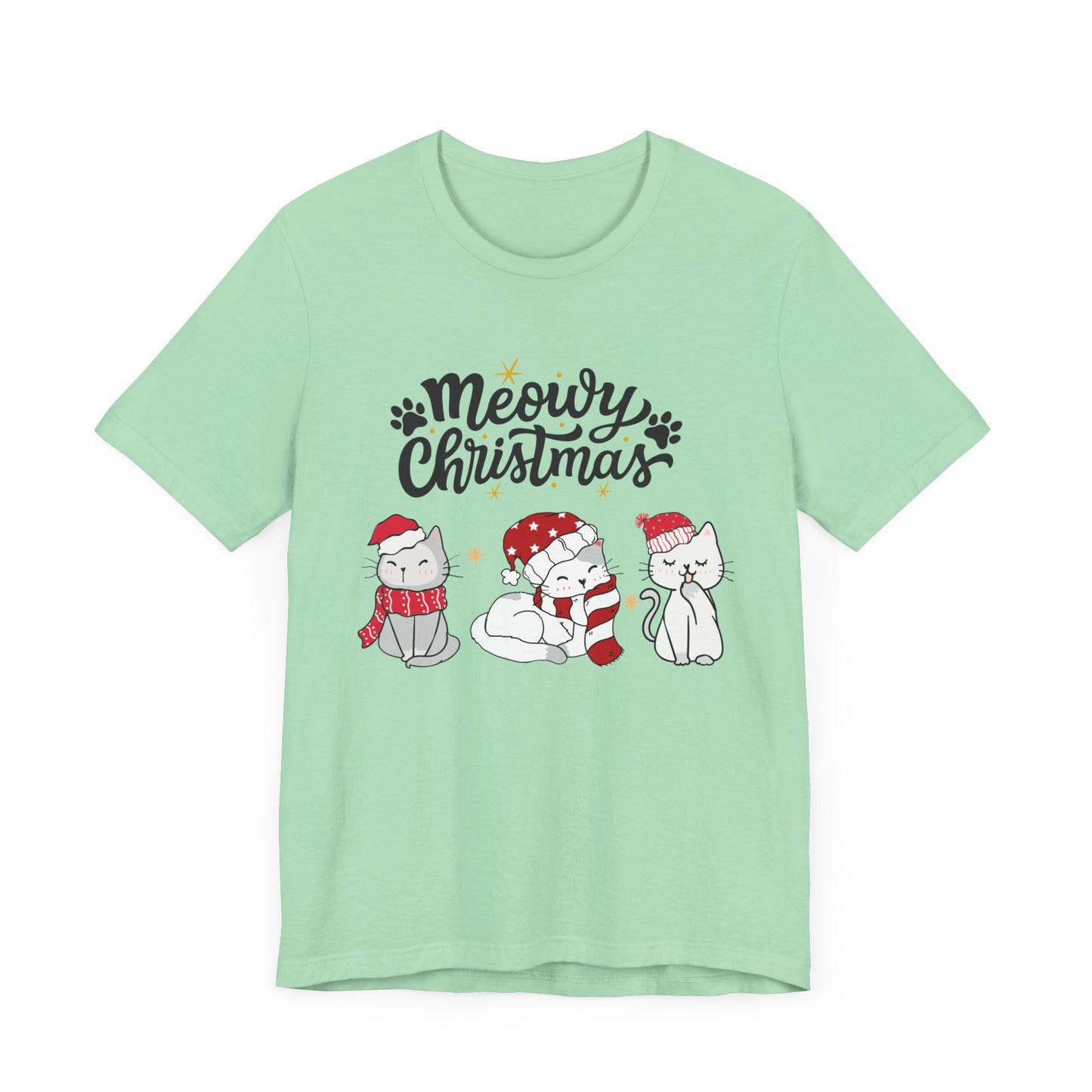 Meowy Christmas festive T-Shirt