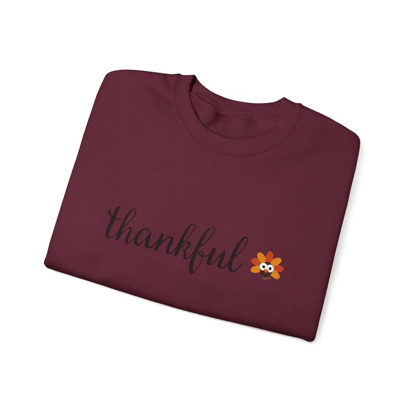 Thanksgiving Turkey Thankful Crewneck