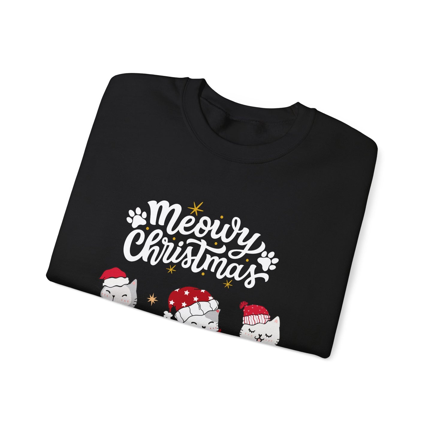 Meowy Christmas festive Crewneck