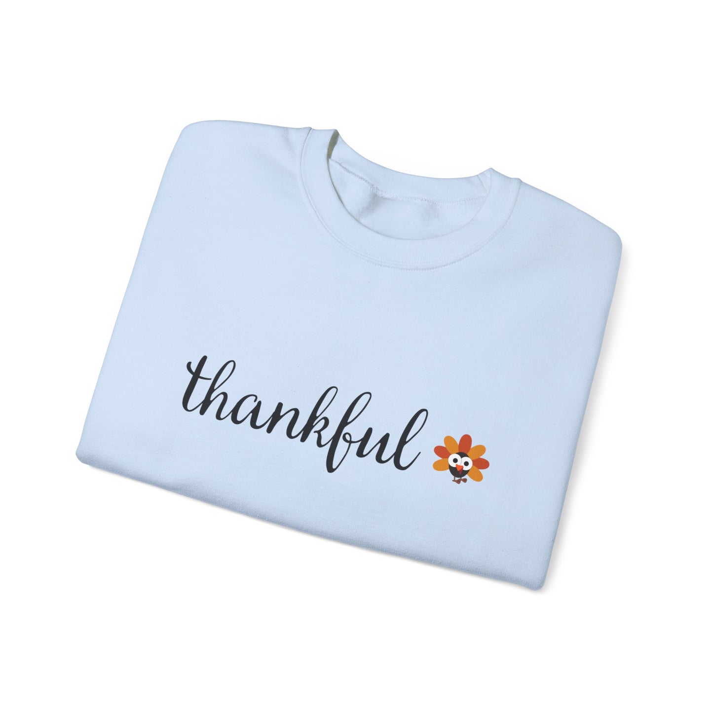 Thanksgiving Turkey Thankful Crewneck