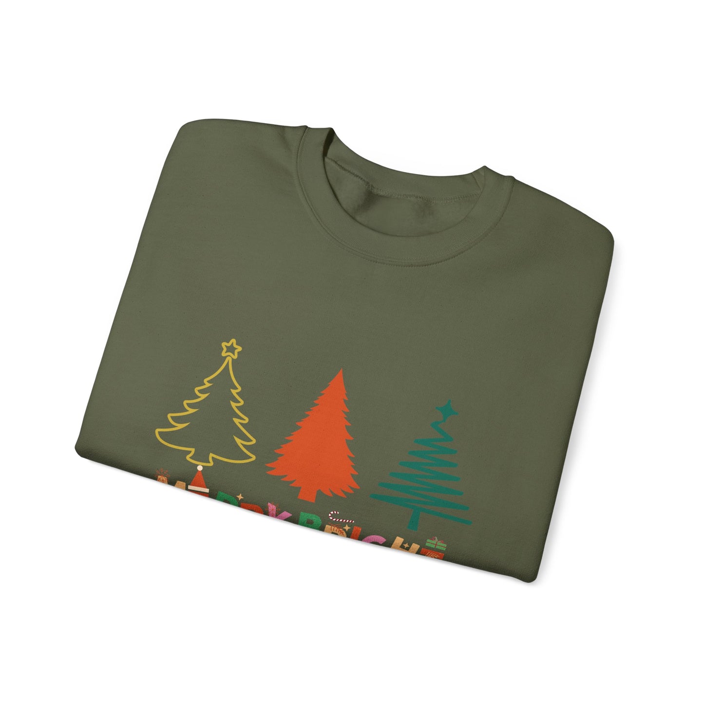 Merry and Bright Cute Christmas Crewneck