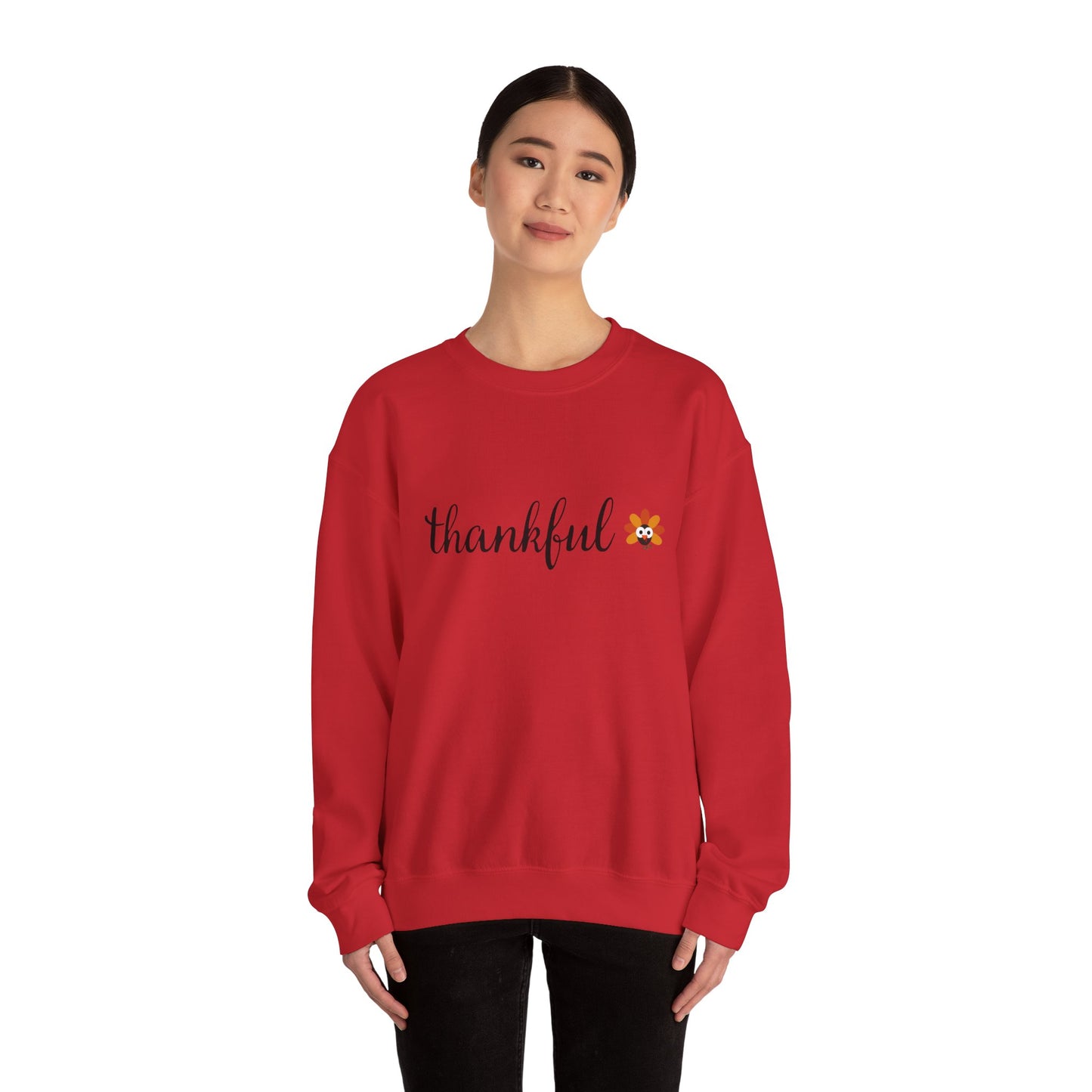 Thanksgiving Turkey Thankful Crewneck