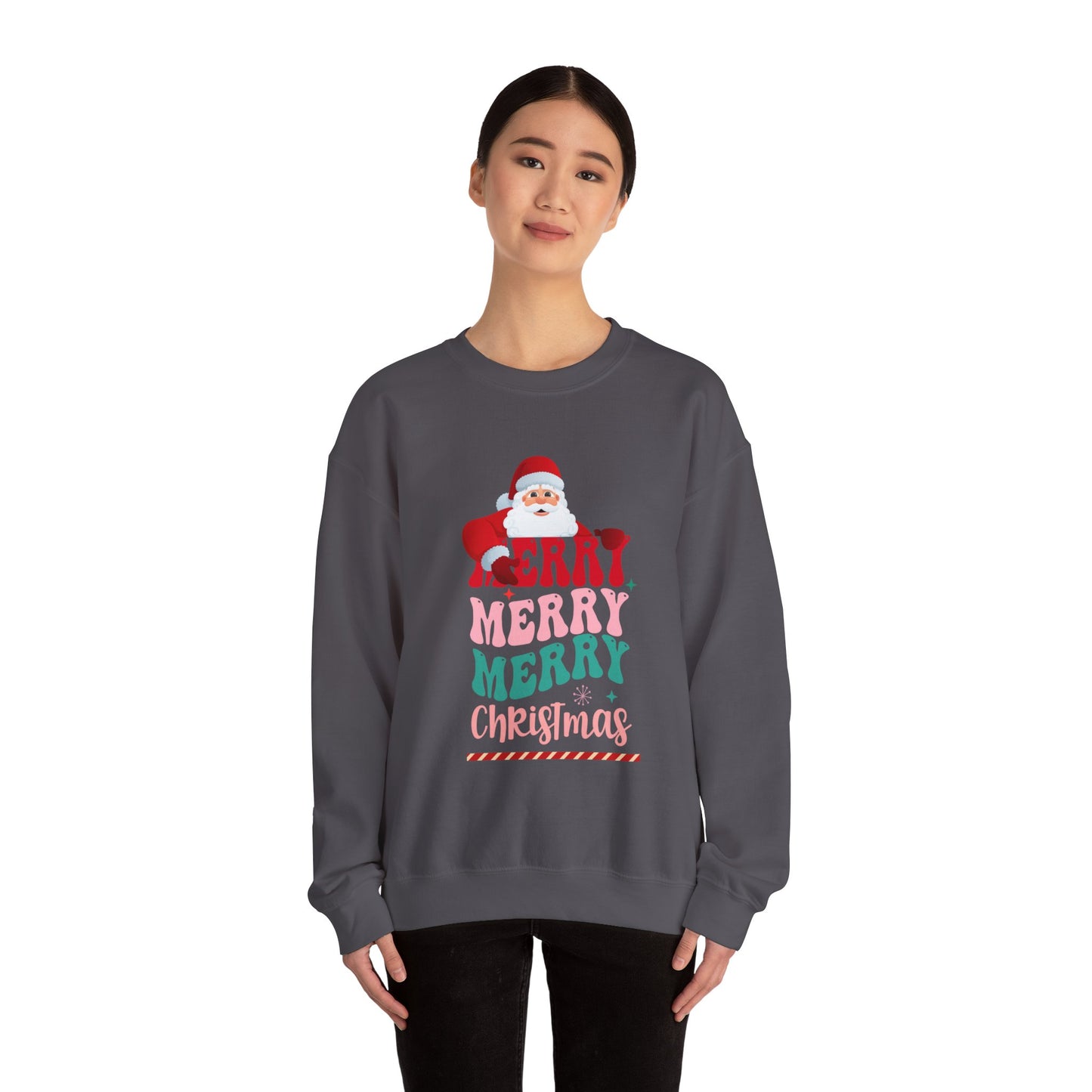 Merry Merry Merry Christmas Crewneck