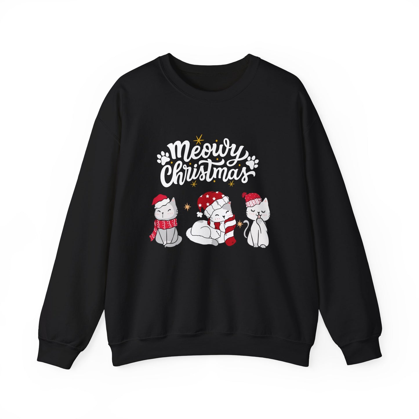 Meowy Christmas festive Crewneck