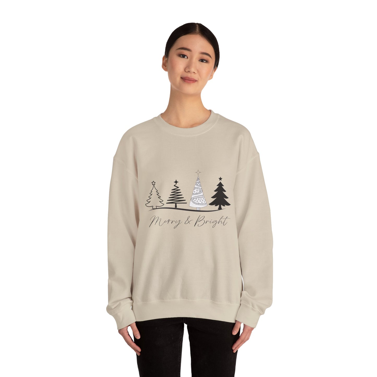 Merry and Bright: Festive Christmas  Crewneck