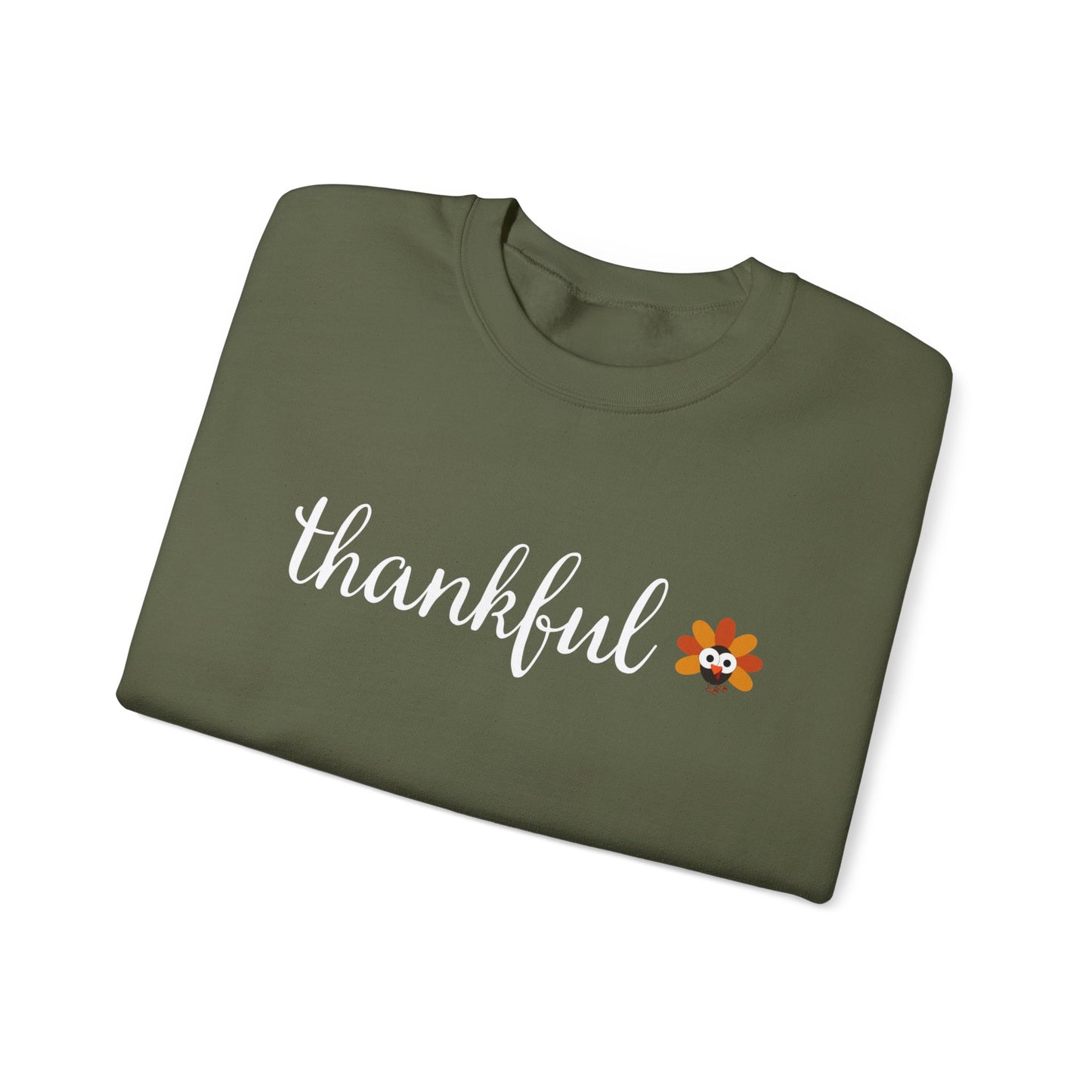 Thanksgiving Turkey Thankful Crewneck