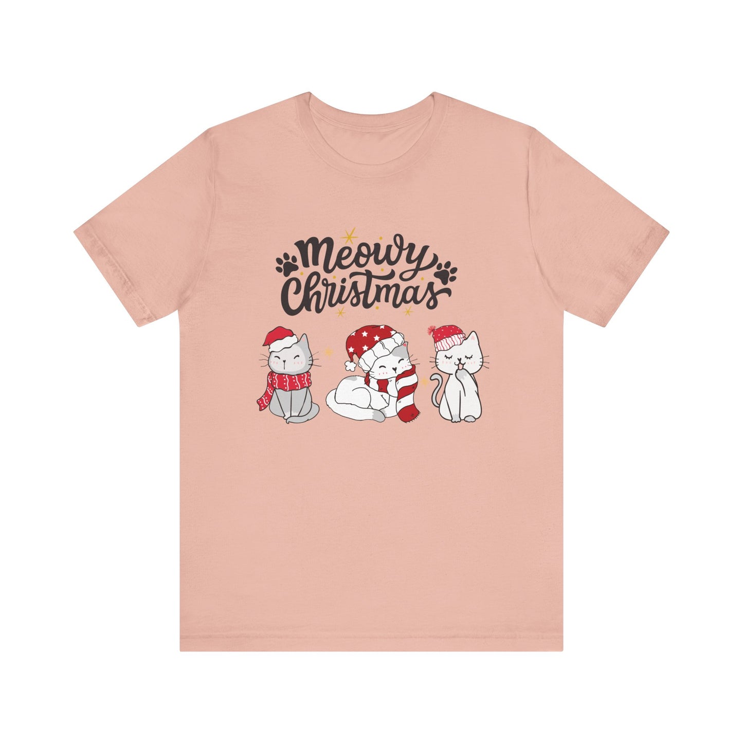 Meowy Christmas festive T-Shirt