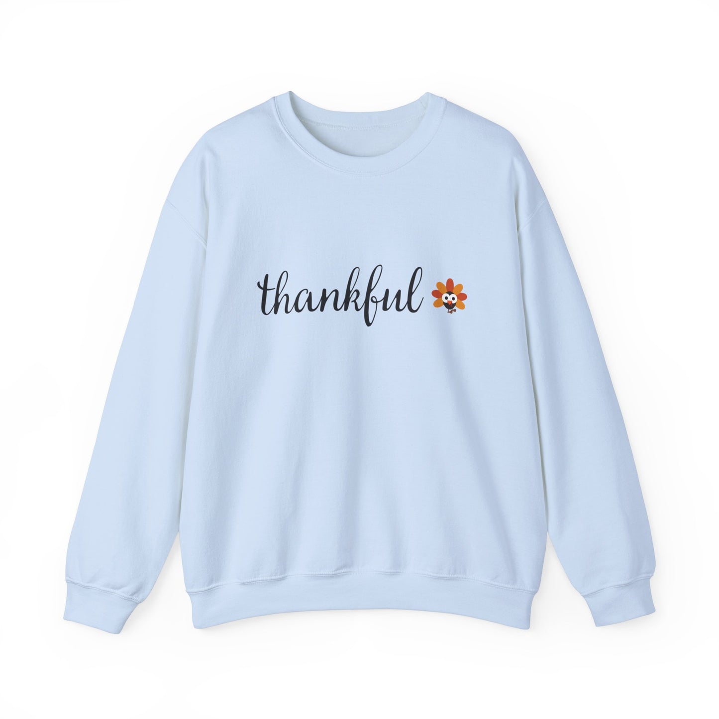 Thanksgiving Turkey Thankful Crewneck