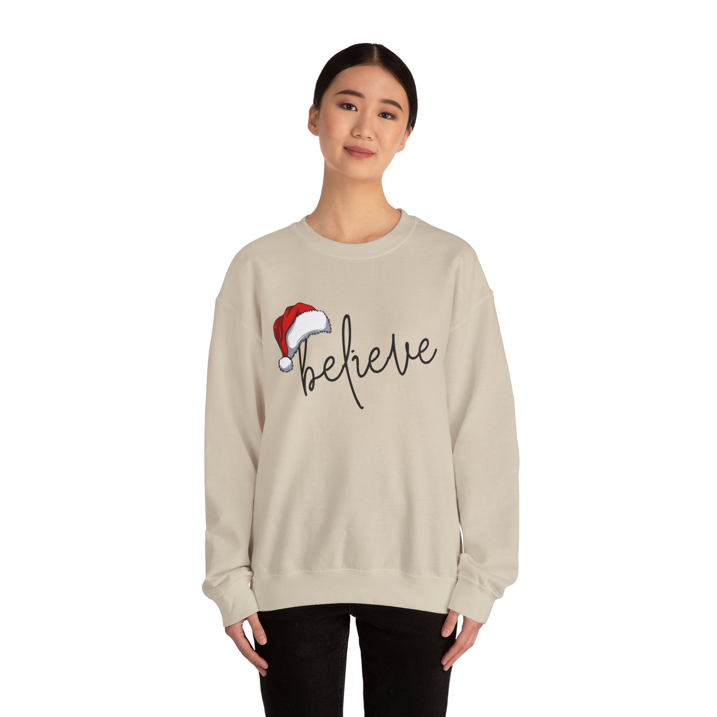 Believed & Festive Christmas Crewneck