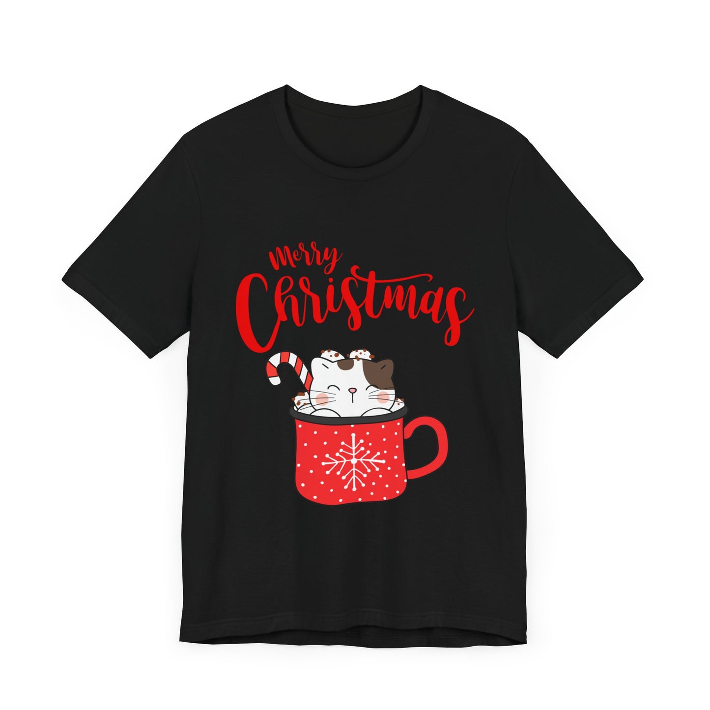 Christmas Cuteness: Kitty in a Cup T-Shirt