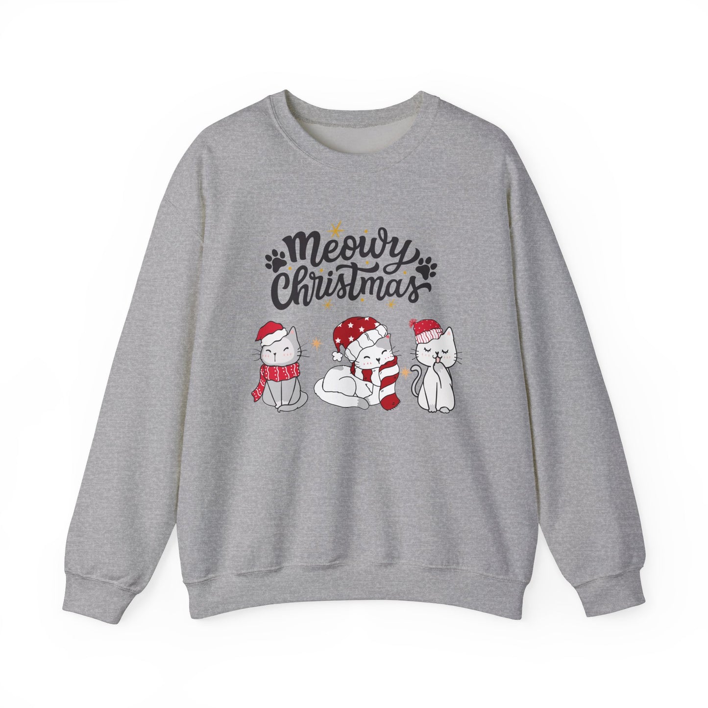 Meowy Christmas festive Crewneck