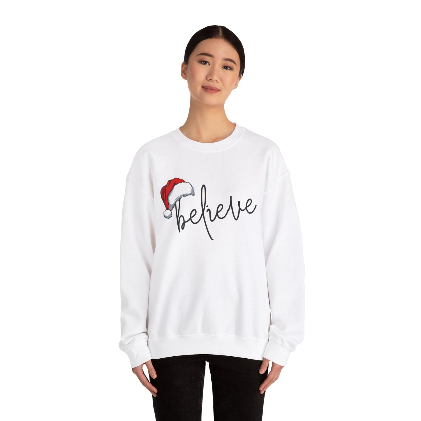 Believed & Festive Christmas Crewneck