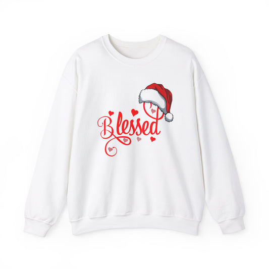 Blessed & Festive Christmas Crewneck