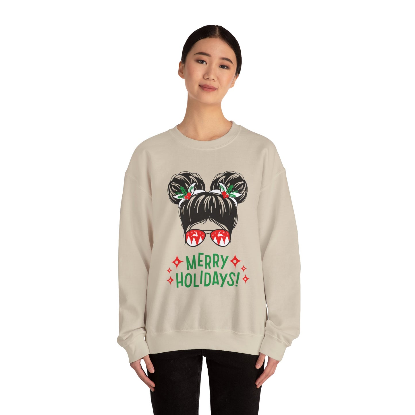 Women's Favorite Merry Holidays Crewneck