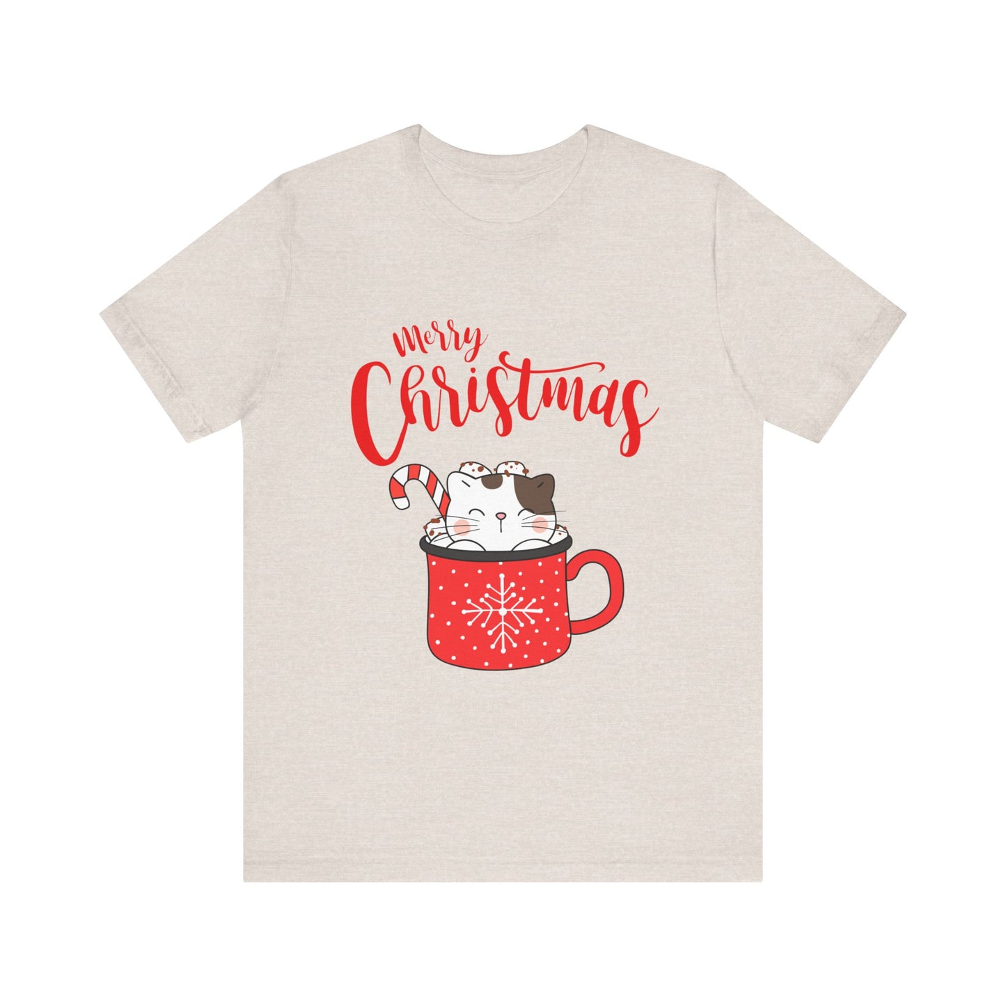 Christmas Cuteness: Kitty in a Cup T-Shirt