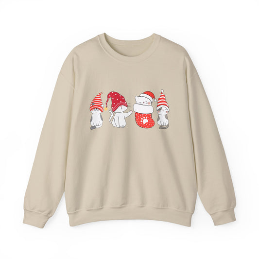 Purrfect Quartet Christmas Crewneck