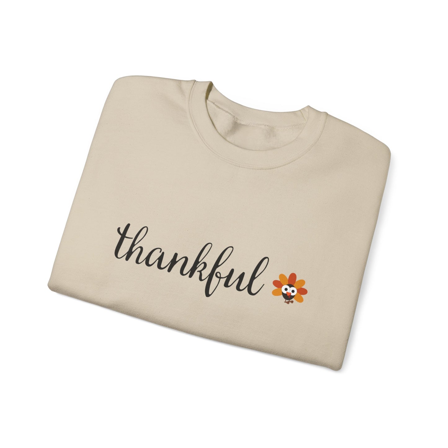 Thanksgiving Turkey Thankful Crewneck