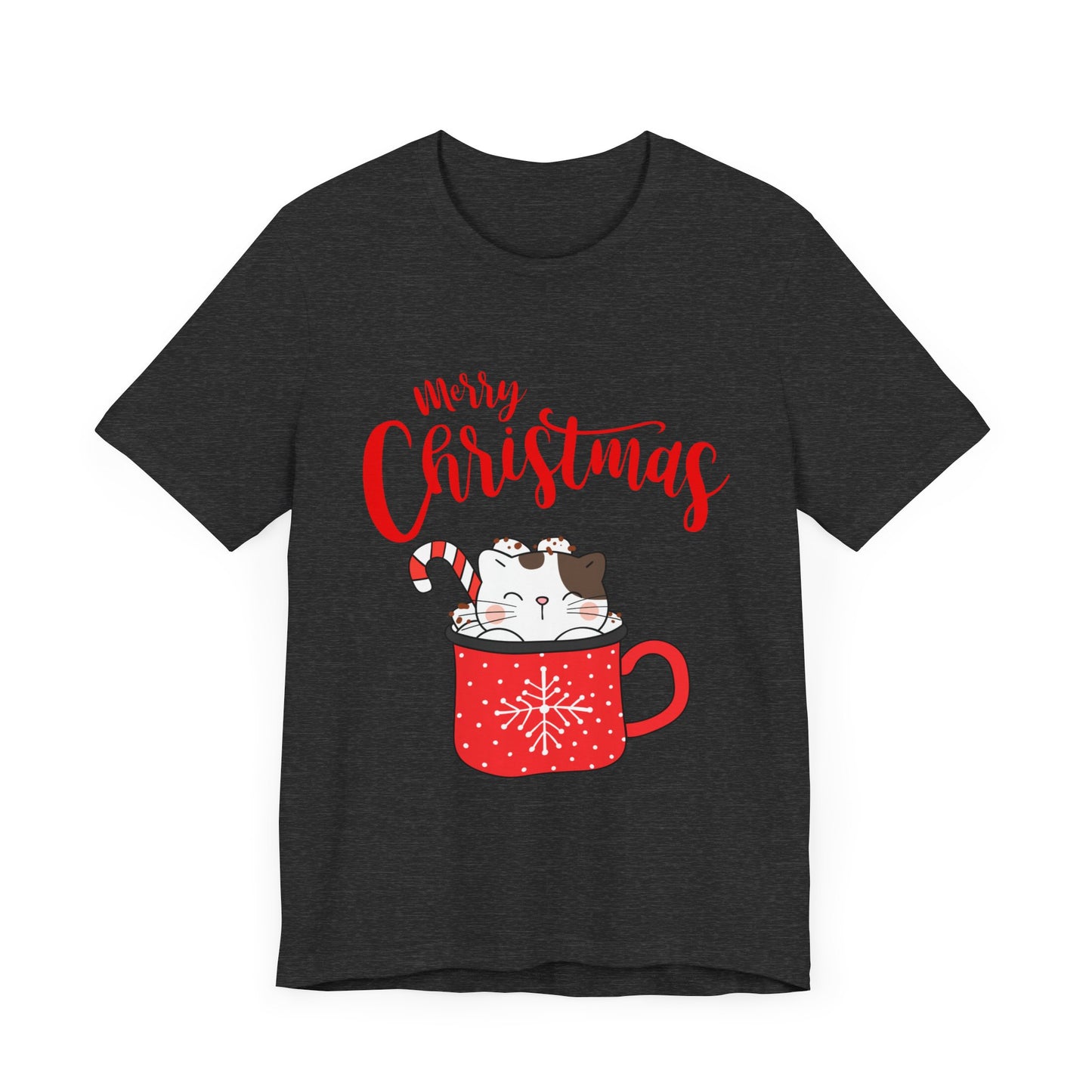 Christmas Cuteness: Kitty in a Cup T-Shirt