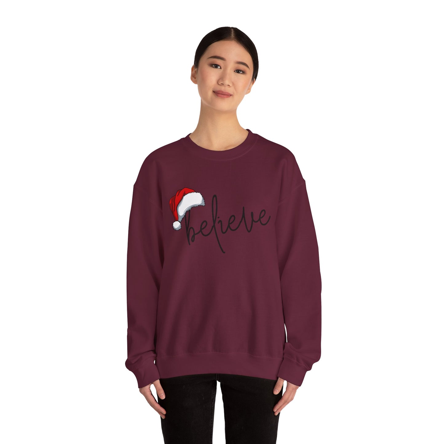 Believed & Festive Christmas Crewneck