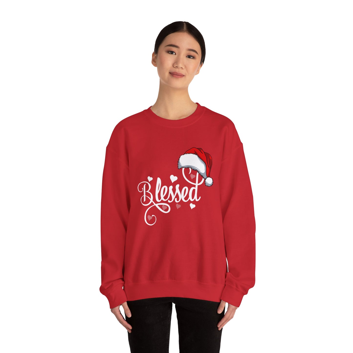 Blessed & Festive Christmas Crewneck