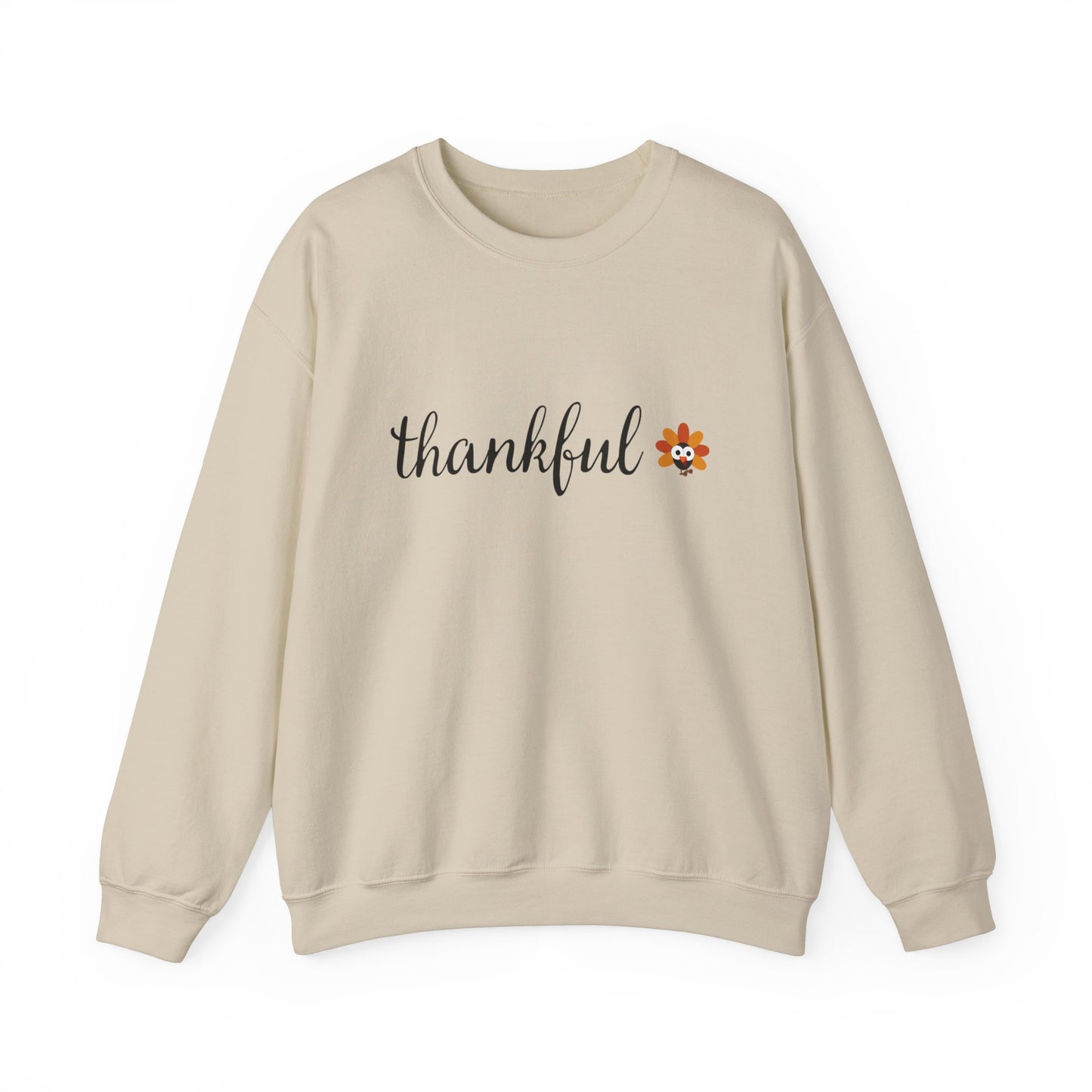 Thanksgiving Turkey Thankful Crewneck