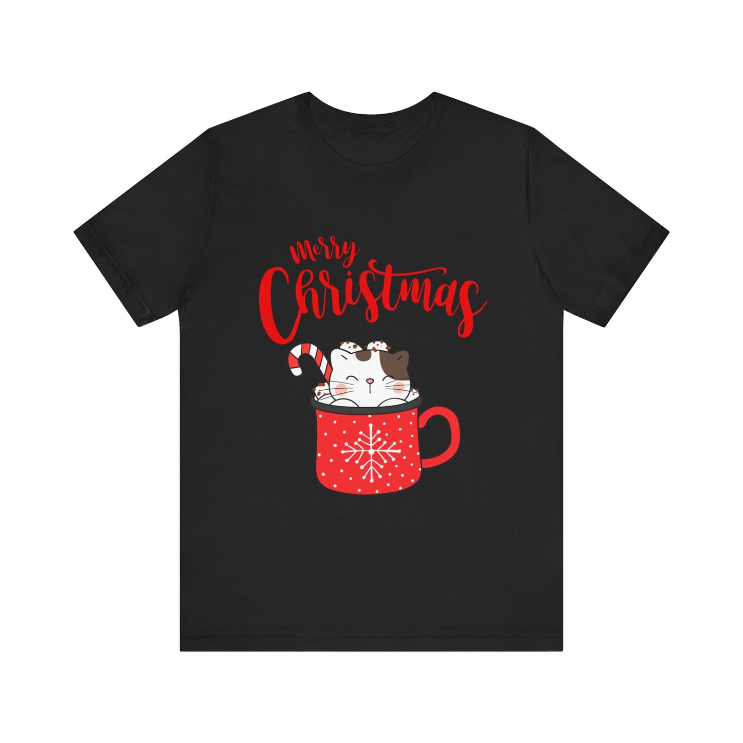 Christmas Cuteness: Kitty in a Cup T-Shirt