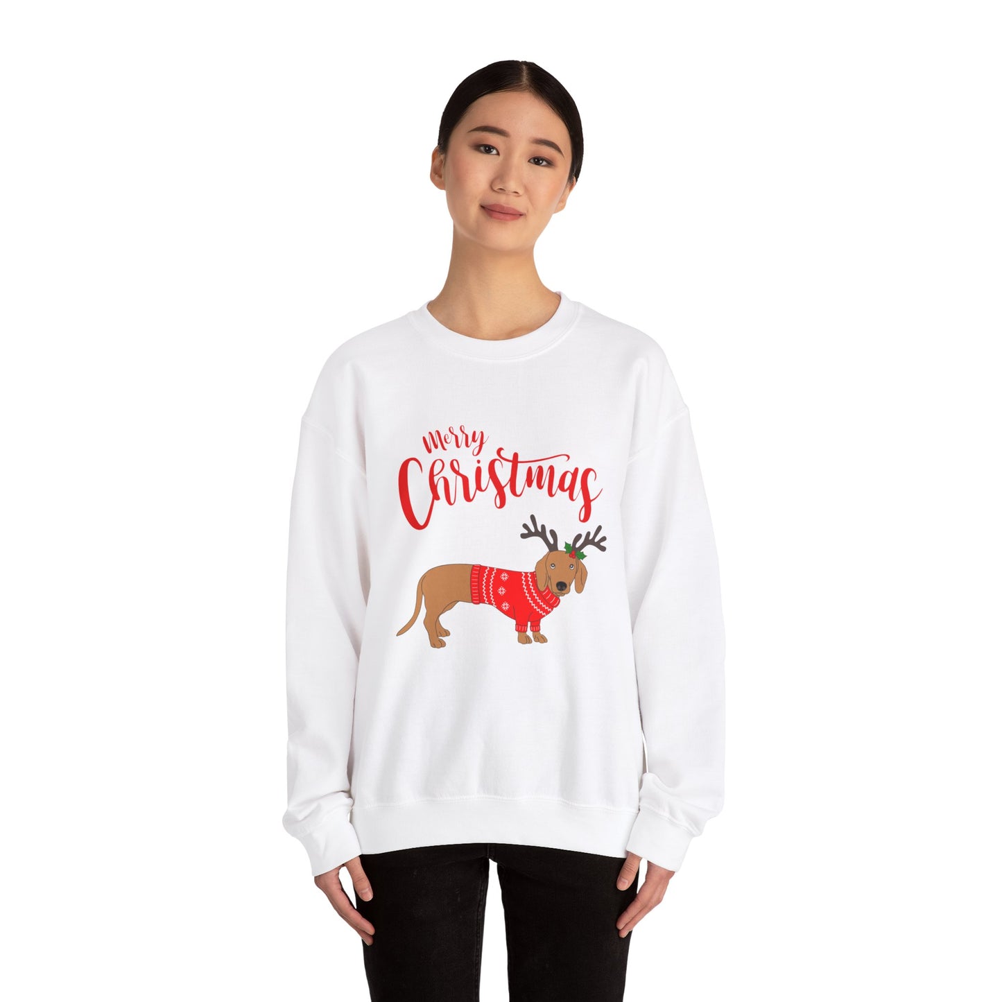 Festive Paws: Merry Christmas Crewneck