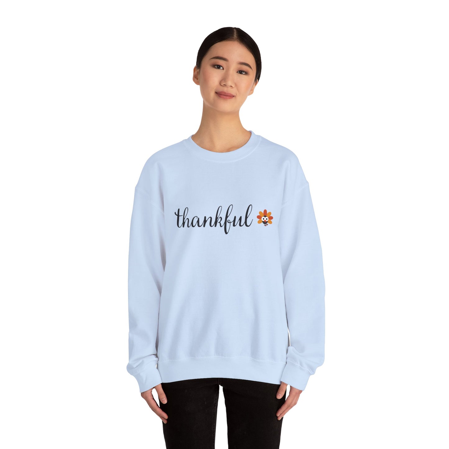 Thanksgiving Turkey Thankful Crewneck