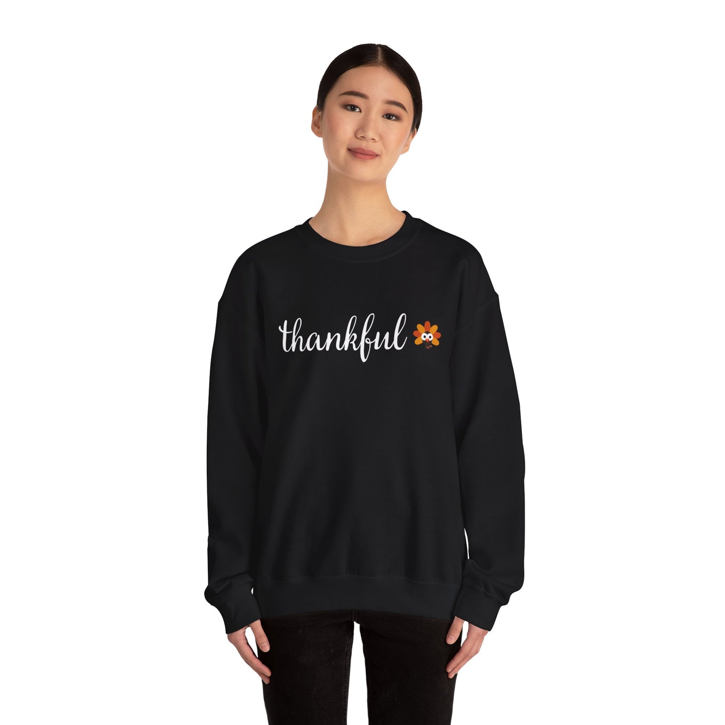 Thanksgiving Turkey Thankful Crewneck