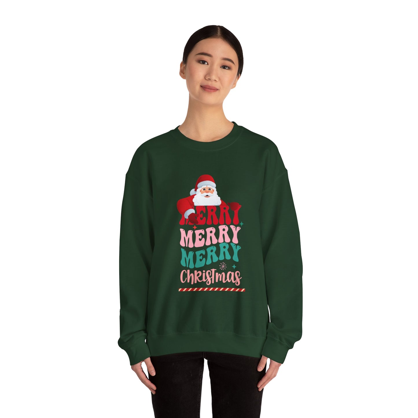 Merry Merry Merry Christmas Crewneck