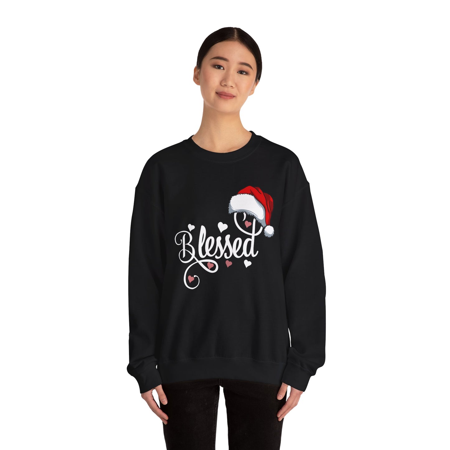 Blessed & Festive Christmas Crewneck