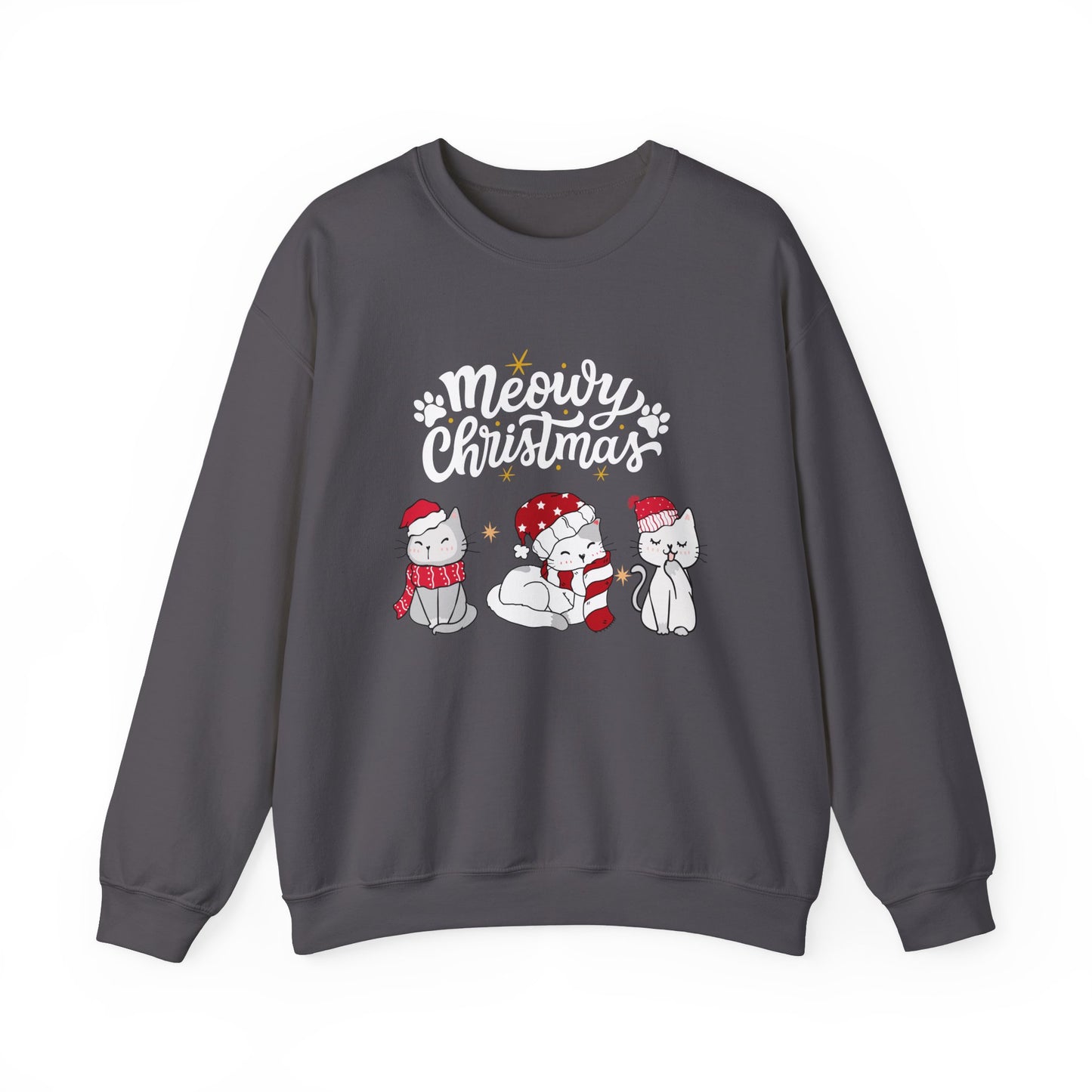 Meowy Christmas festive Crewneck