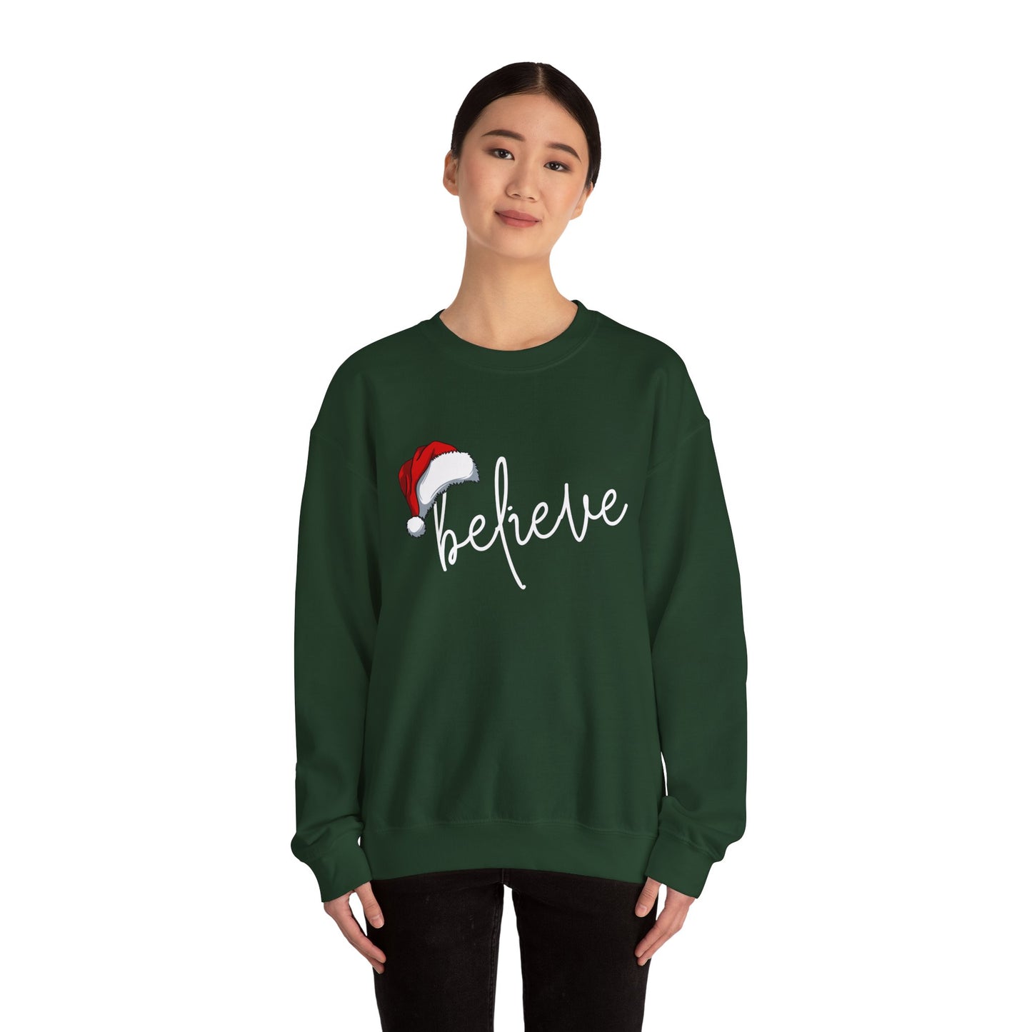 Believed & Festive Christmas Crewneck