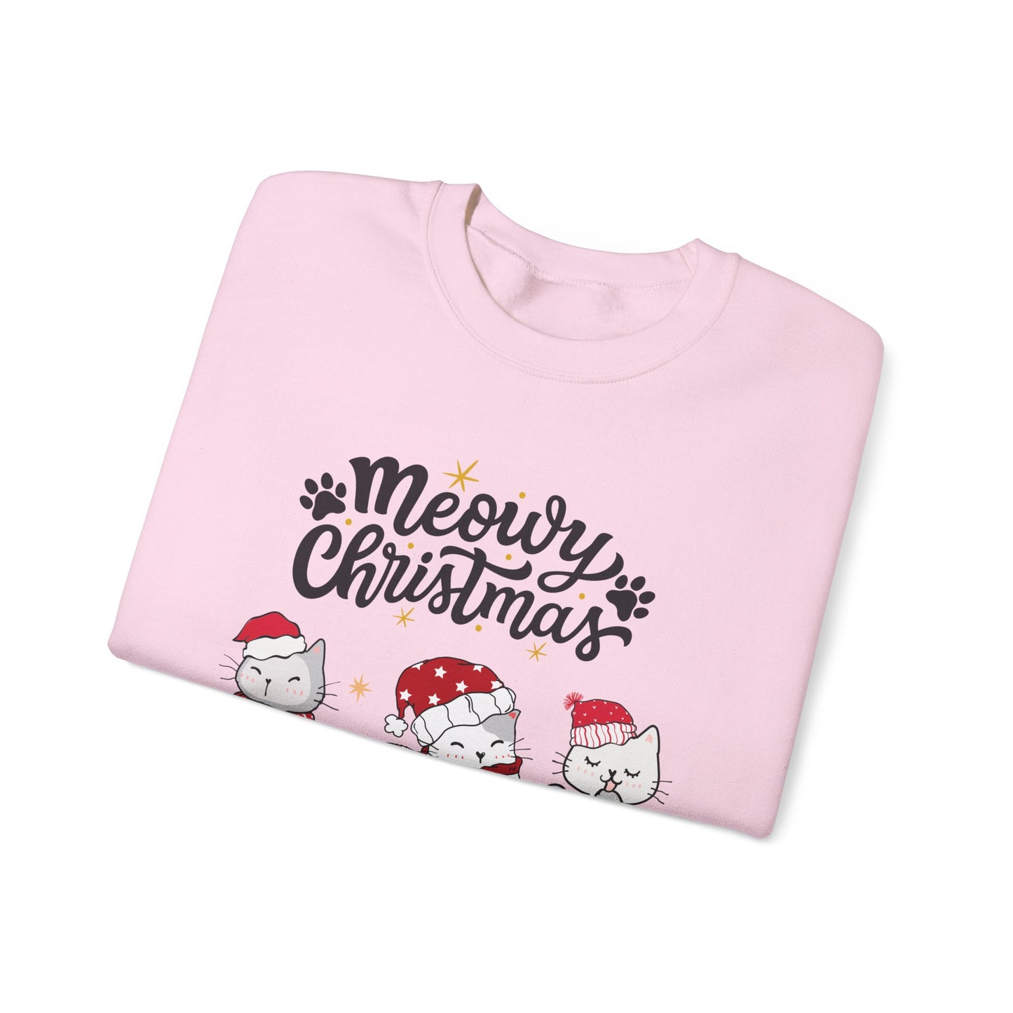 Meowy Christmas festive Crewneck