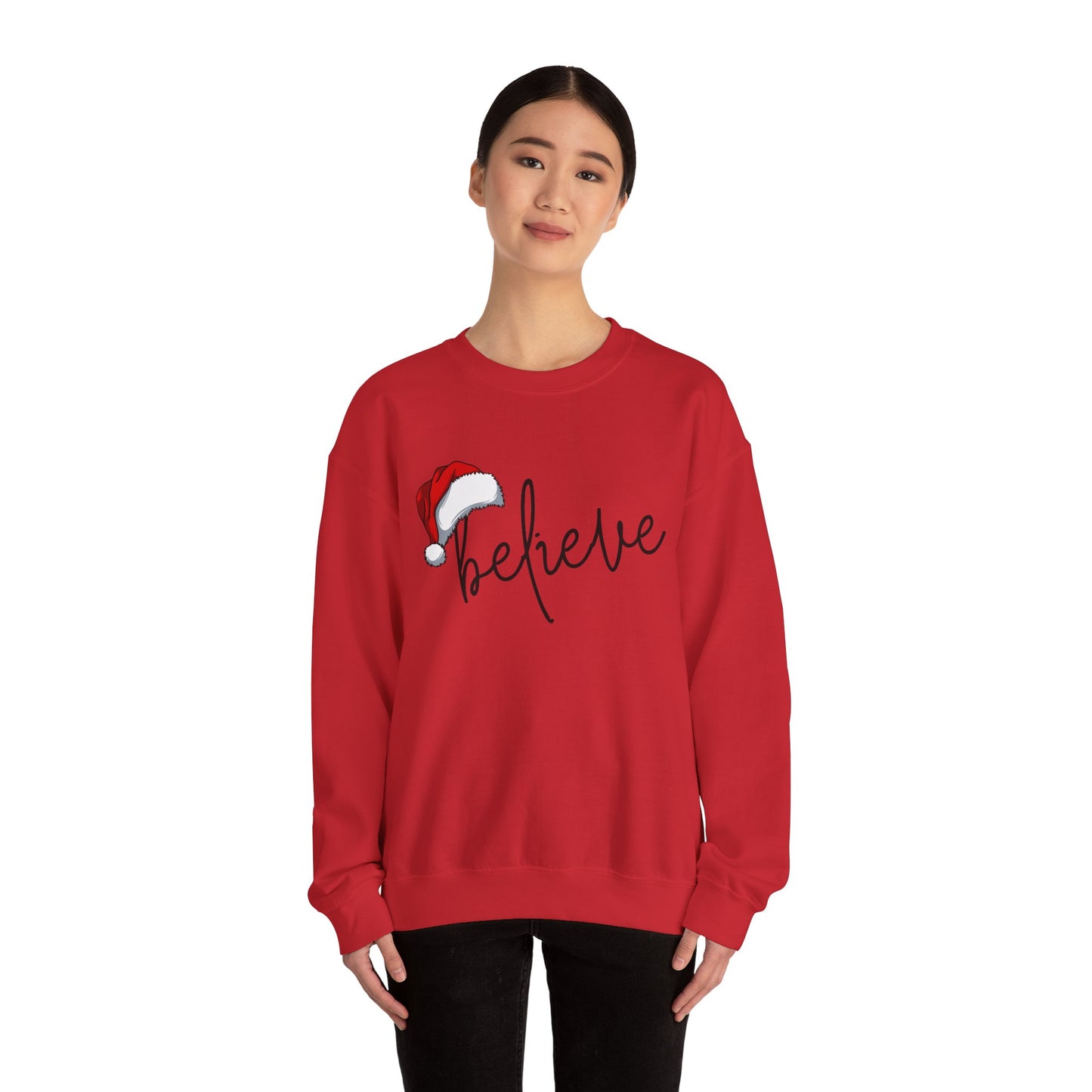 Believed & Festive Christmas Crewneck