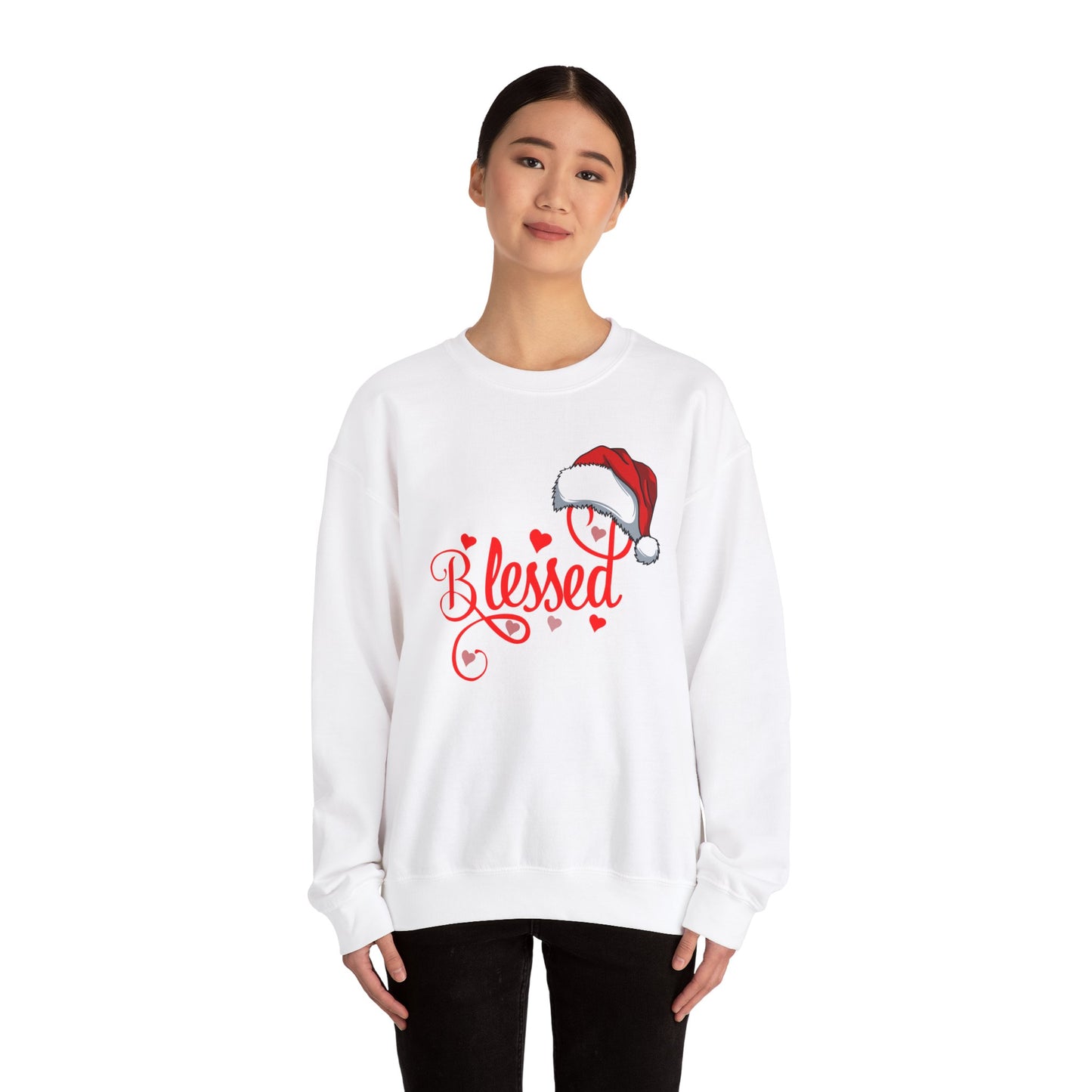 Blessed & Festive Christmas Crewneck