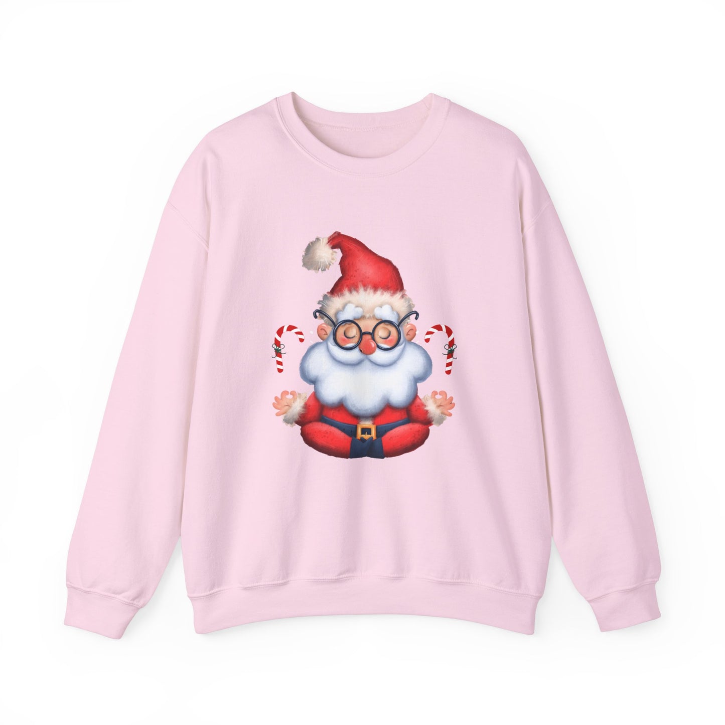 Merry & Zen: Christmas Meditating Santa  Crewneck