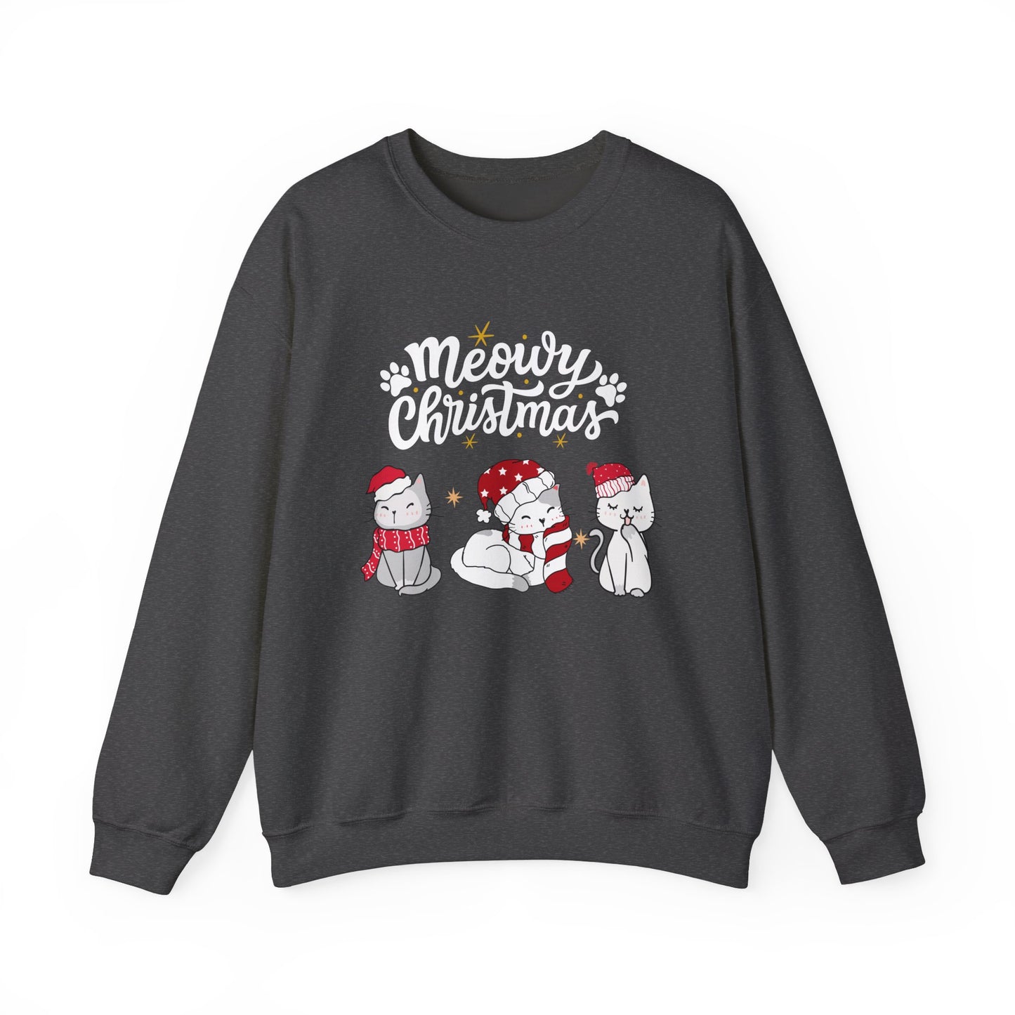 Meowy Christmas festive Crewneck