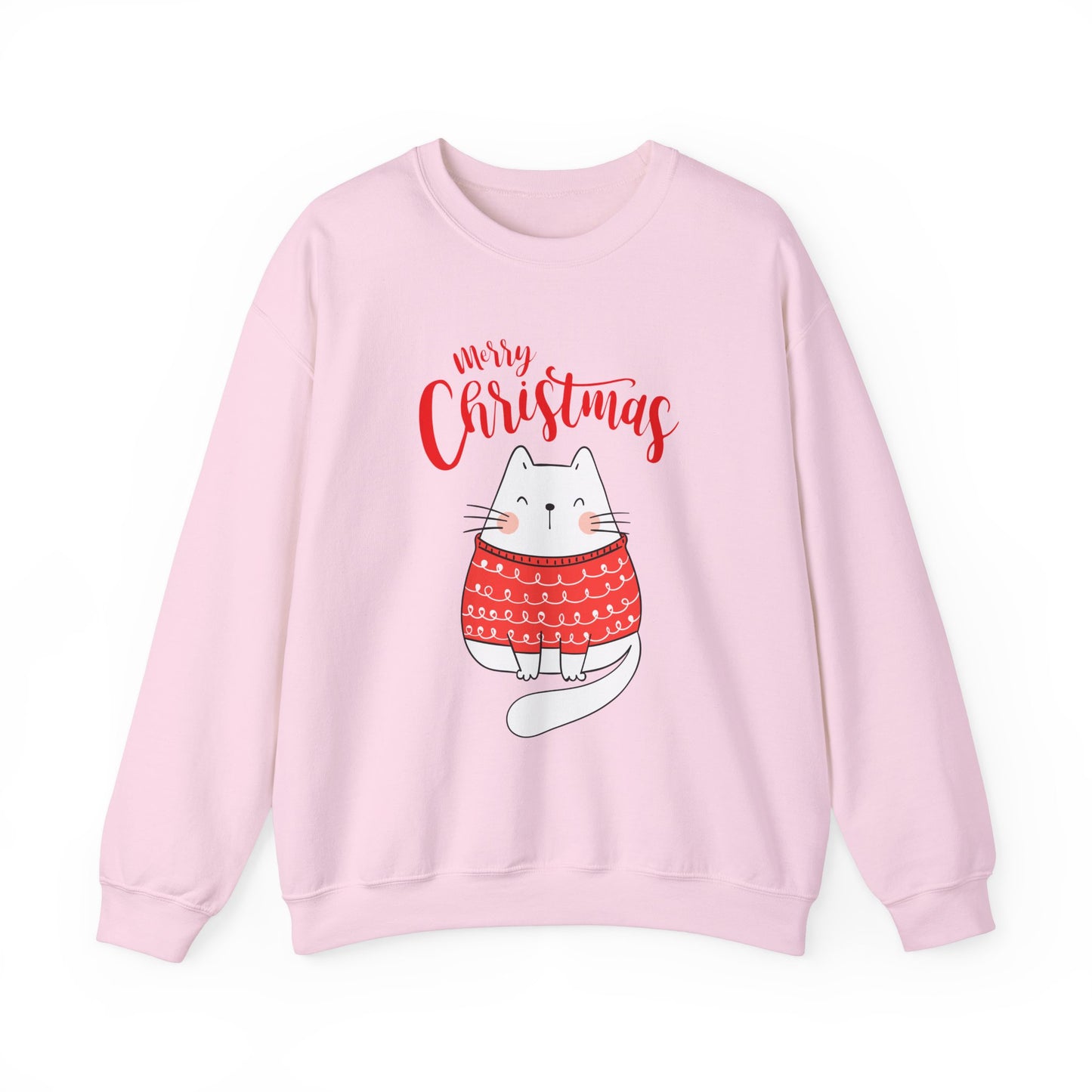 Purrfectly Merry: Cat in festive mood Crewneck