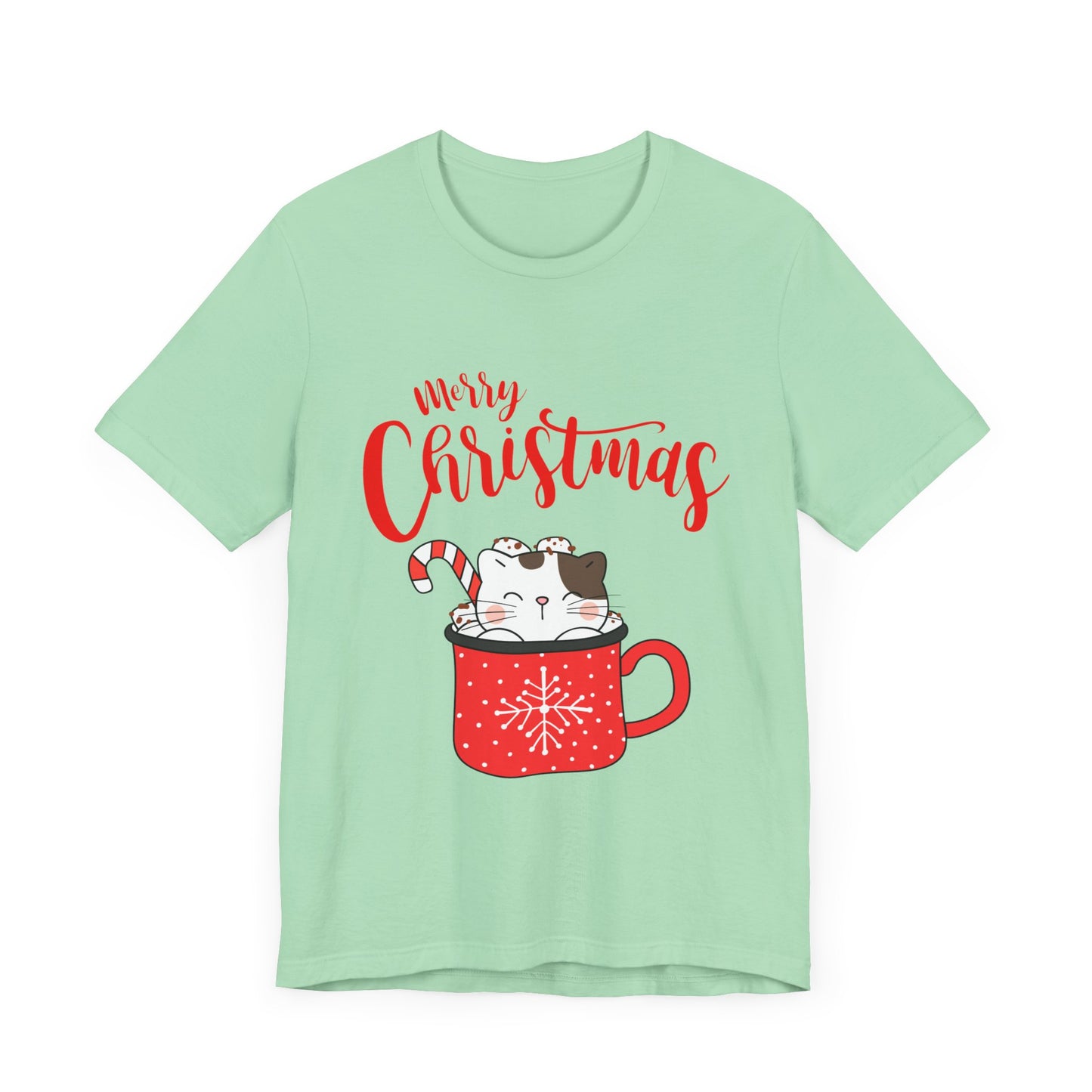 Christmas Cuteness: Kitty in a Cup T-Shirt