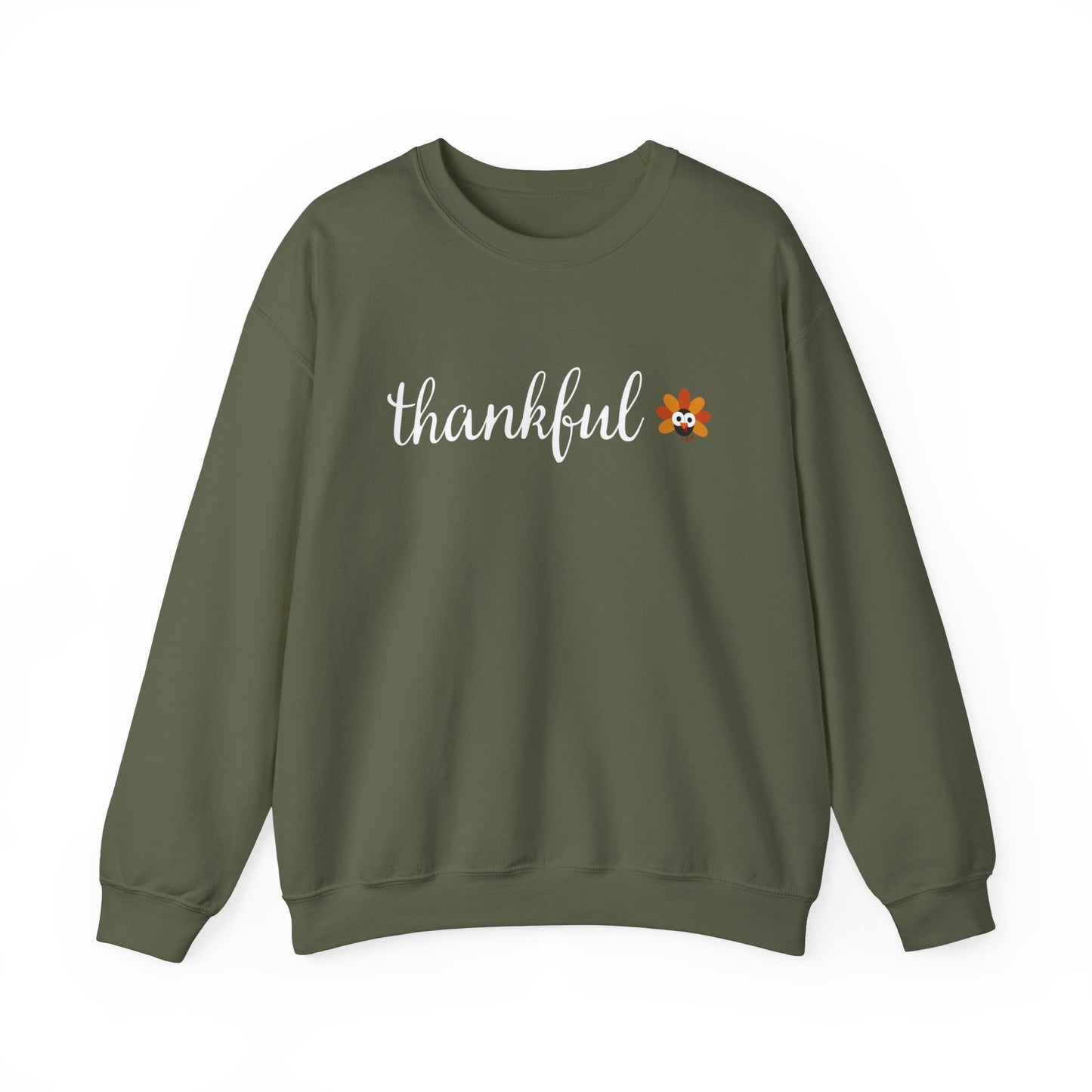 Thanksgiving Turkey Thankful Crewneck