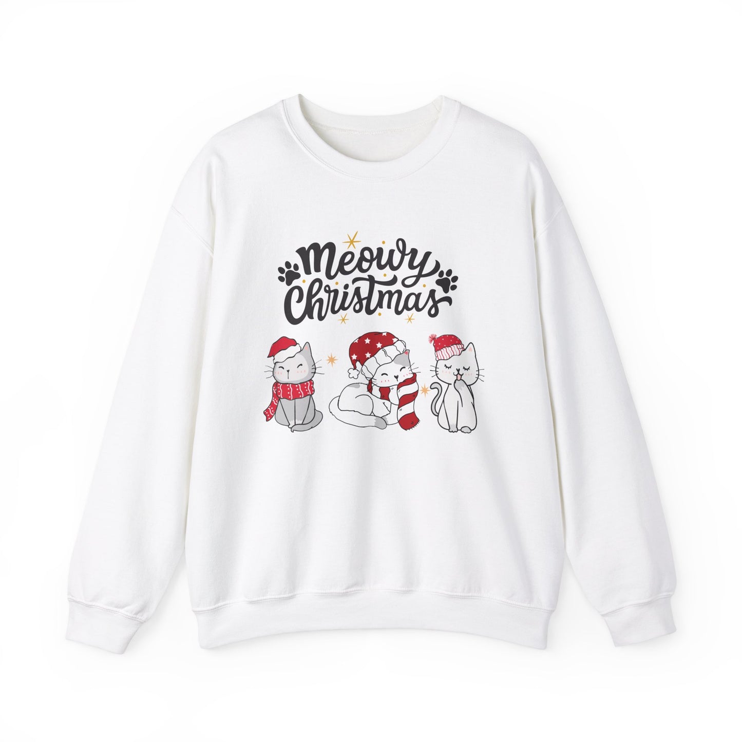 Meowy Christmas festive Crewneck