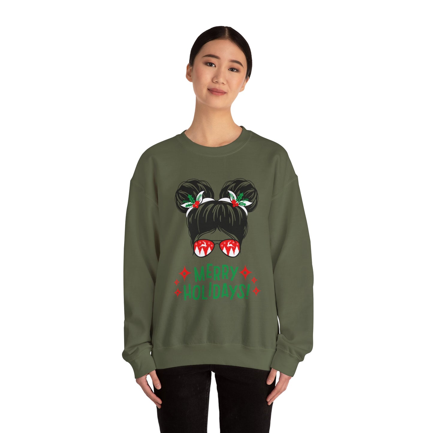 Women's Favorite Merry Holidays Crewneck