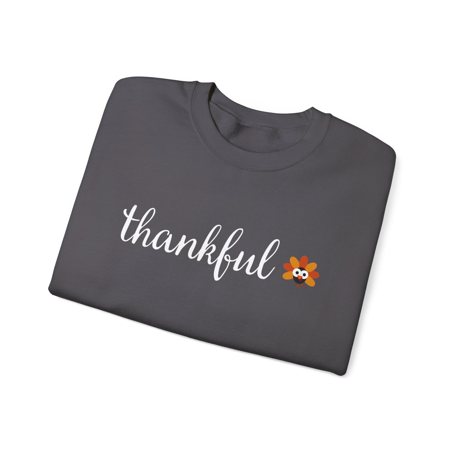 Thanksgiving Turkey Thankful Crewneck