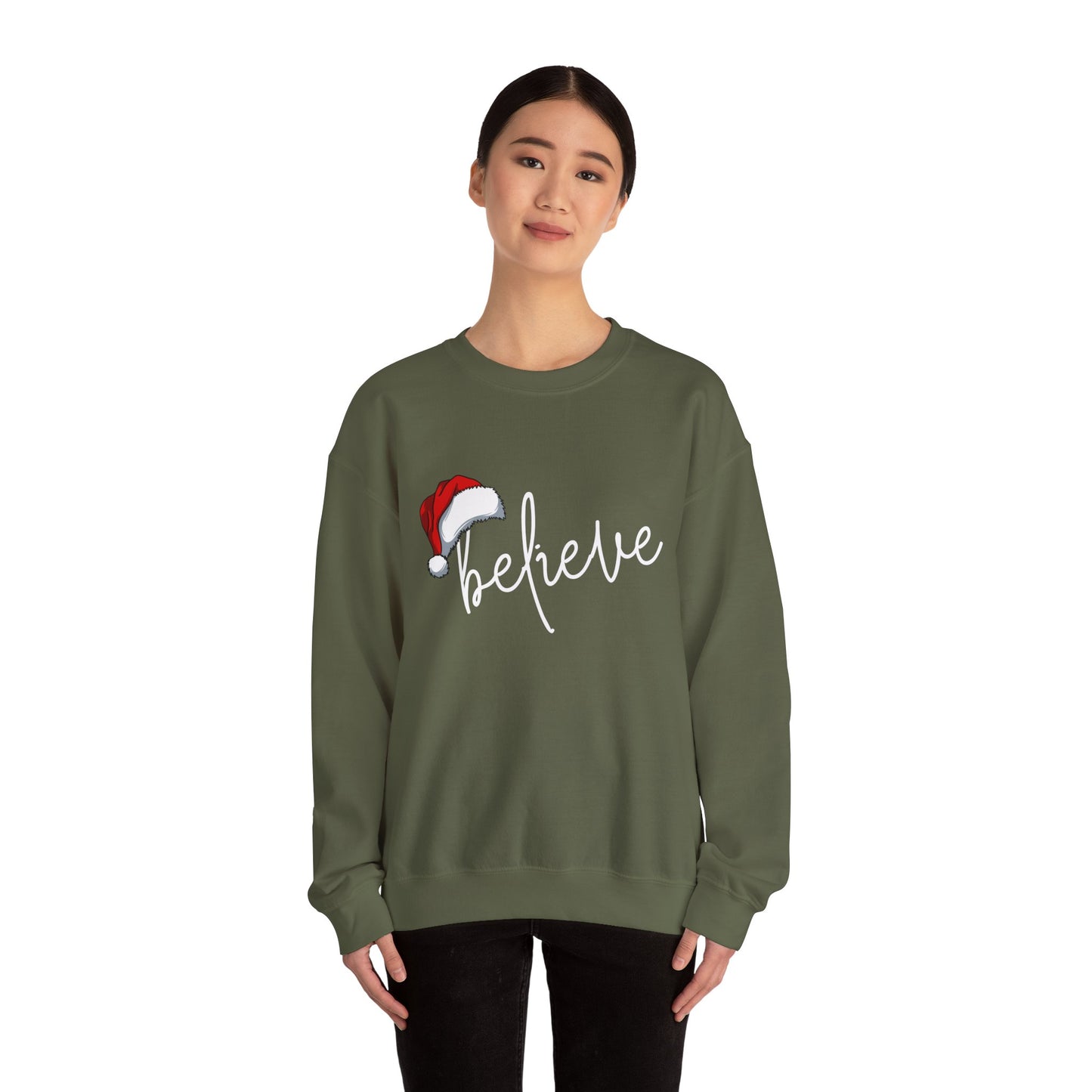 Believed & Festive Christmas Crewneck