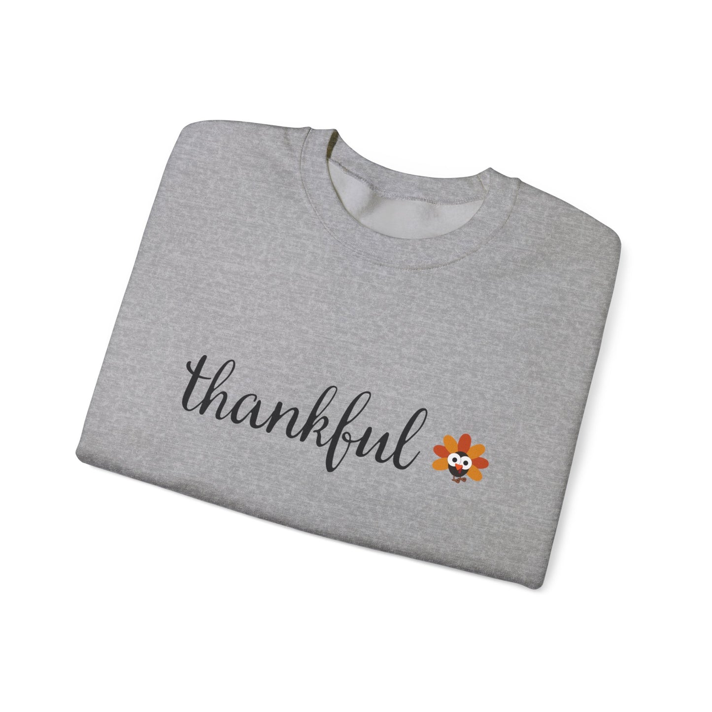 Thanksgiving Turkey Thankful Crewneck