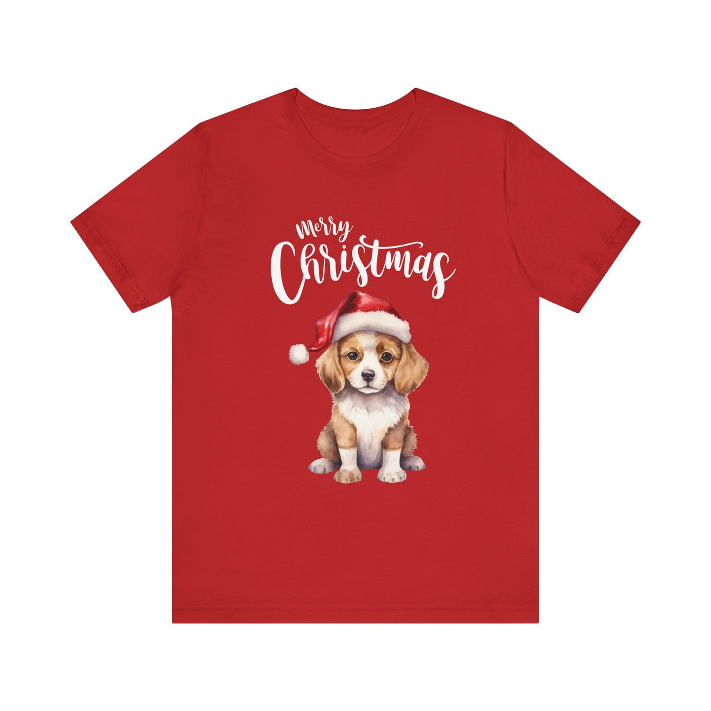 Jolly Pup: Merry Christmas T-Shirt