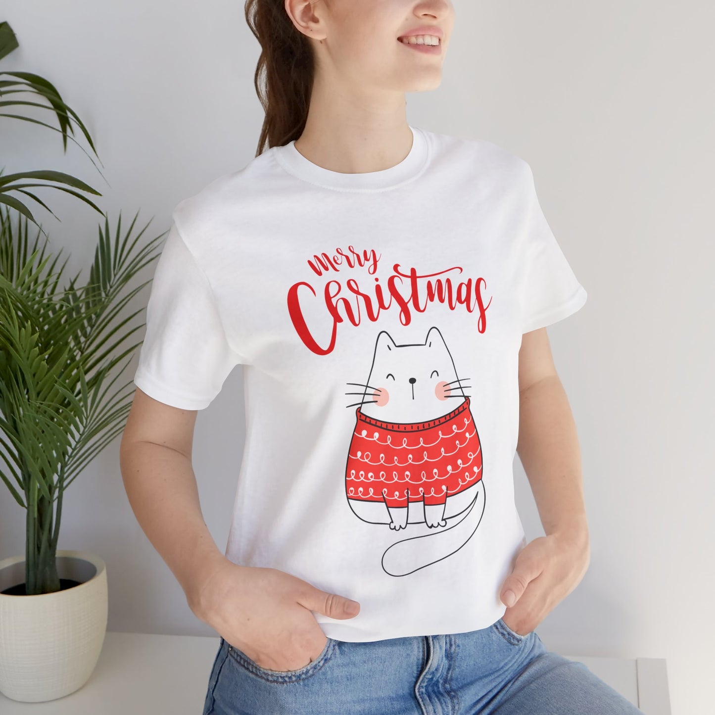 Purrfectly Merry: Cat in festive mood T-Shirt